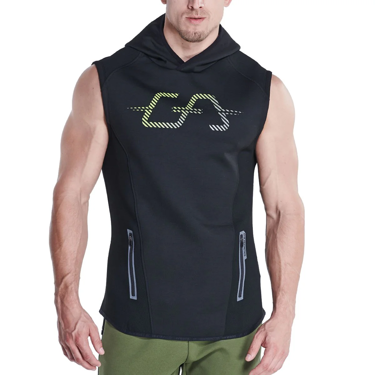 OutRun Sleeveless Hoodie Vest for Men - Image 7