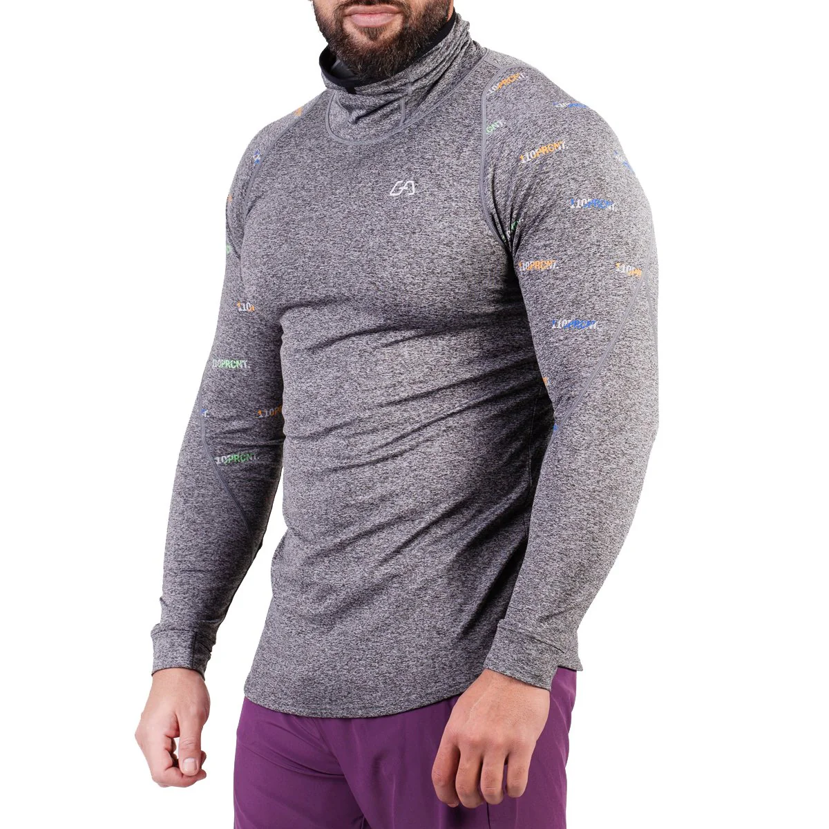 Protection Mock Mask T Shirt for Men - Image 8