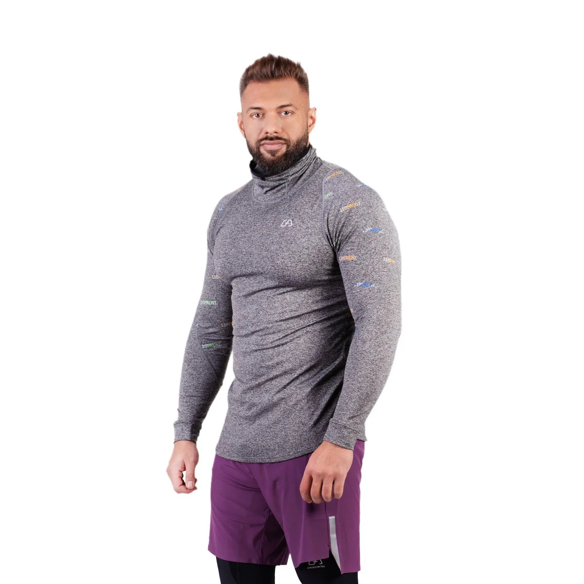 Protection Mock Mask T Shirt for Men - Image 9