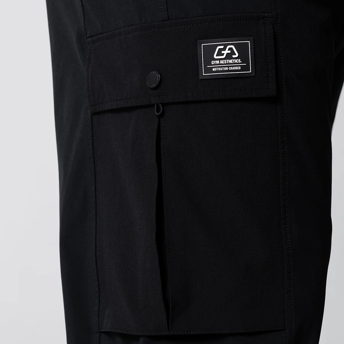 Fabric Blocking Functional Cargo Straight pants for Men - Image 31